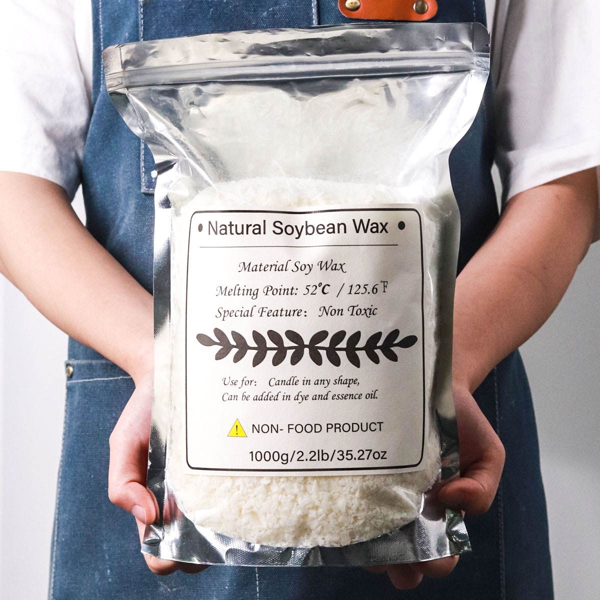 Candle Supplies Bulk - 1KG Natural Soy Wax Granular Scented