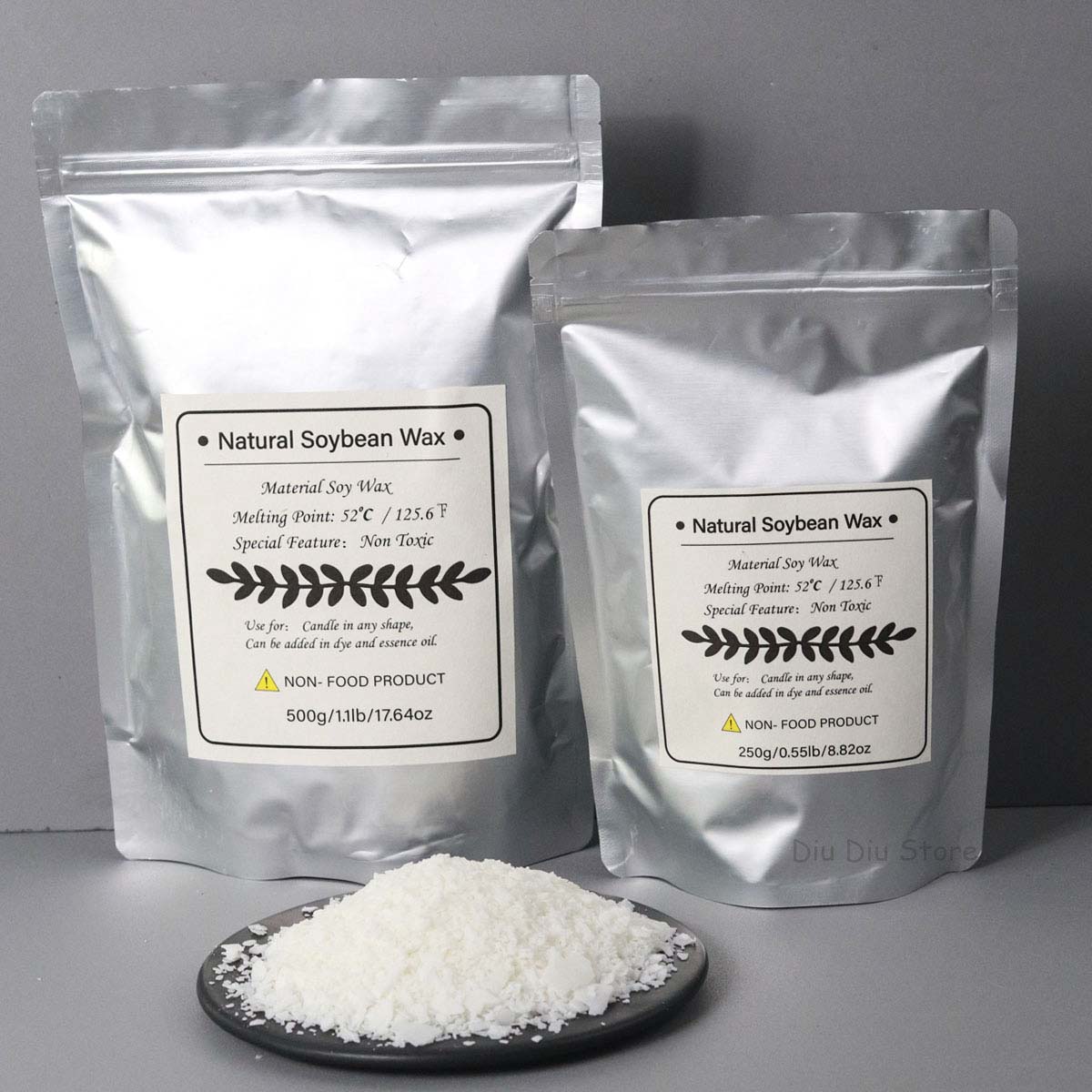 500g/1kg Natural Soy Wax Flake - Candle Supplies Bulk บทวิจารณ์และราคา