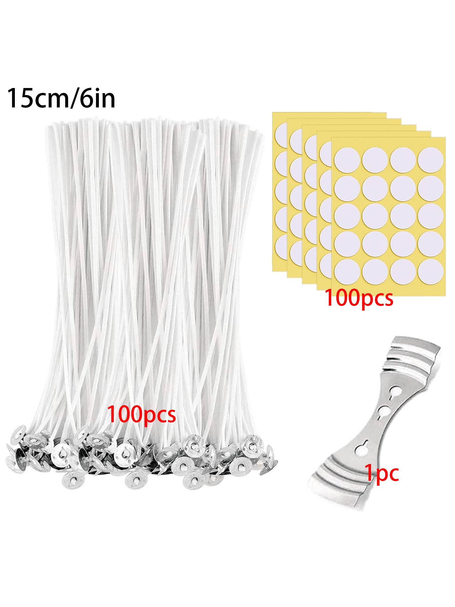100 Pieces of 6inch Cotton Can - Cotton Wick 6 Inch บทวิจารณ์และราคา