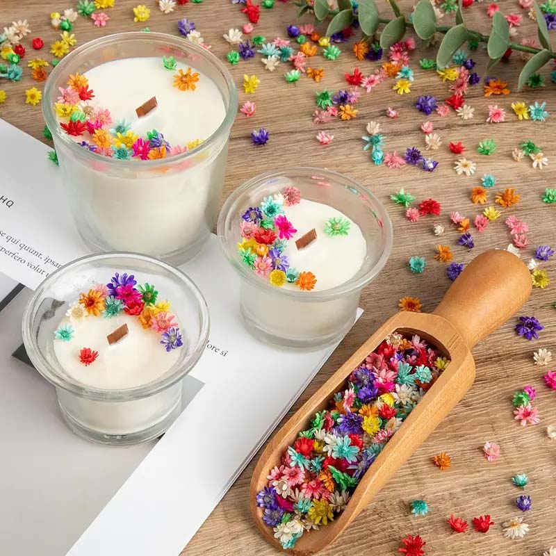 Mixed Colorful Flower for Wax  - Candle Supplies Bulk บทวิจารณ์และราคา