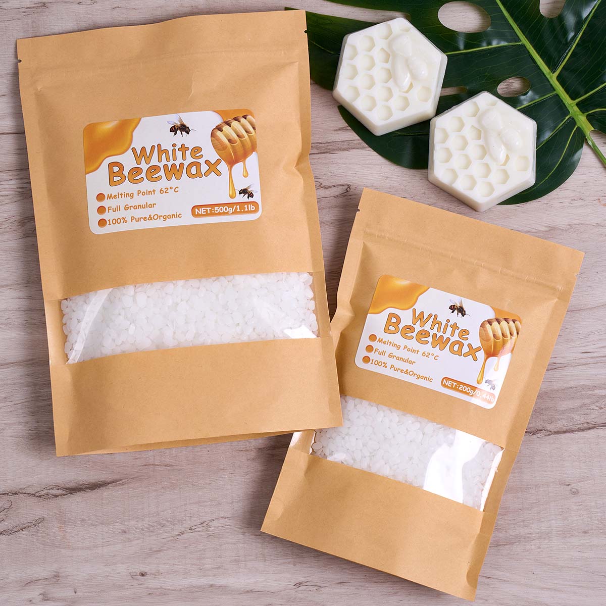 1000g White Beeswax DIY Candle - Candle Supplies Bulk บทวิจารณ์และราคา