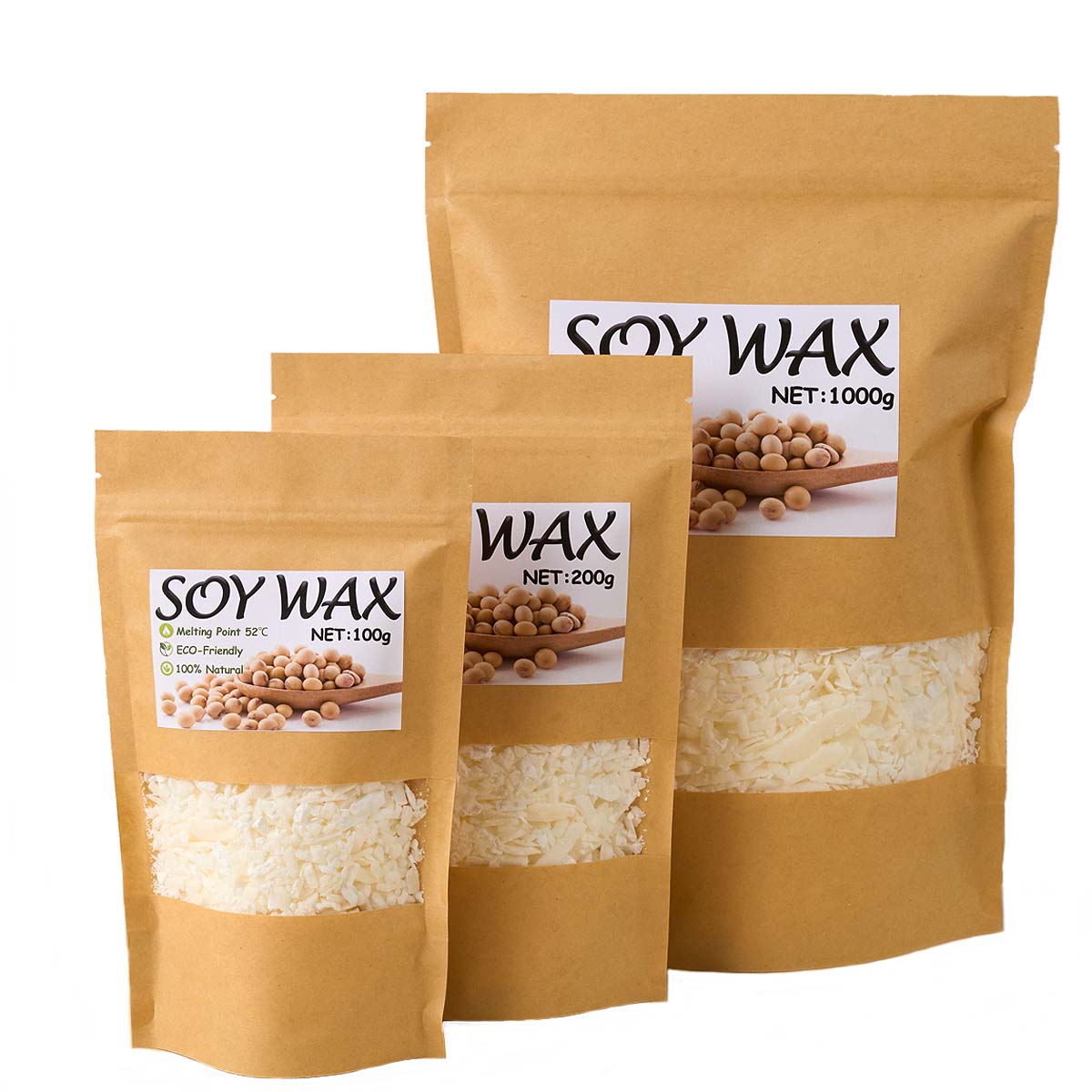 1 Pounds Pure White Soy Wax Fo - Candle Supplies Bulk บทวิจารณ์และราคา