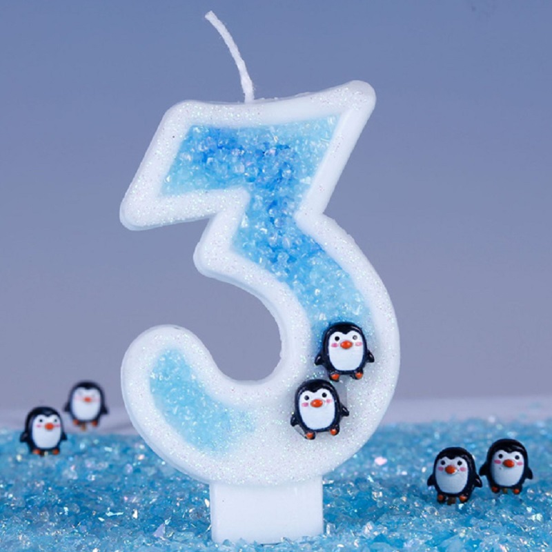 Blue Children's Birthday Candl - Candle Supplies Luxury บทวิจารณ์และราคา