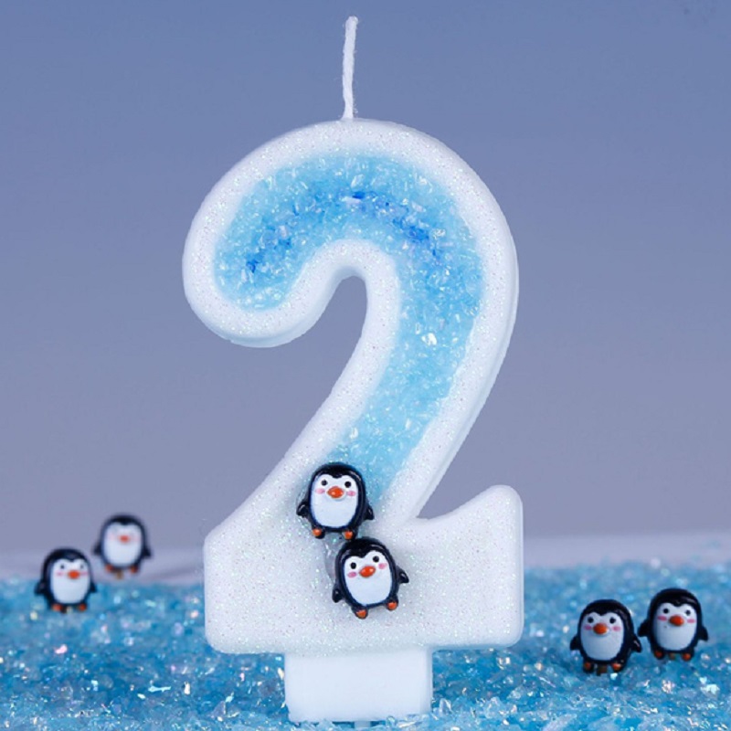 Blue Children's Birthday Candl - Candle Supplies Luxury บทวิจารณ์และราคา