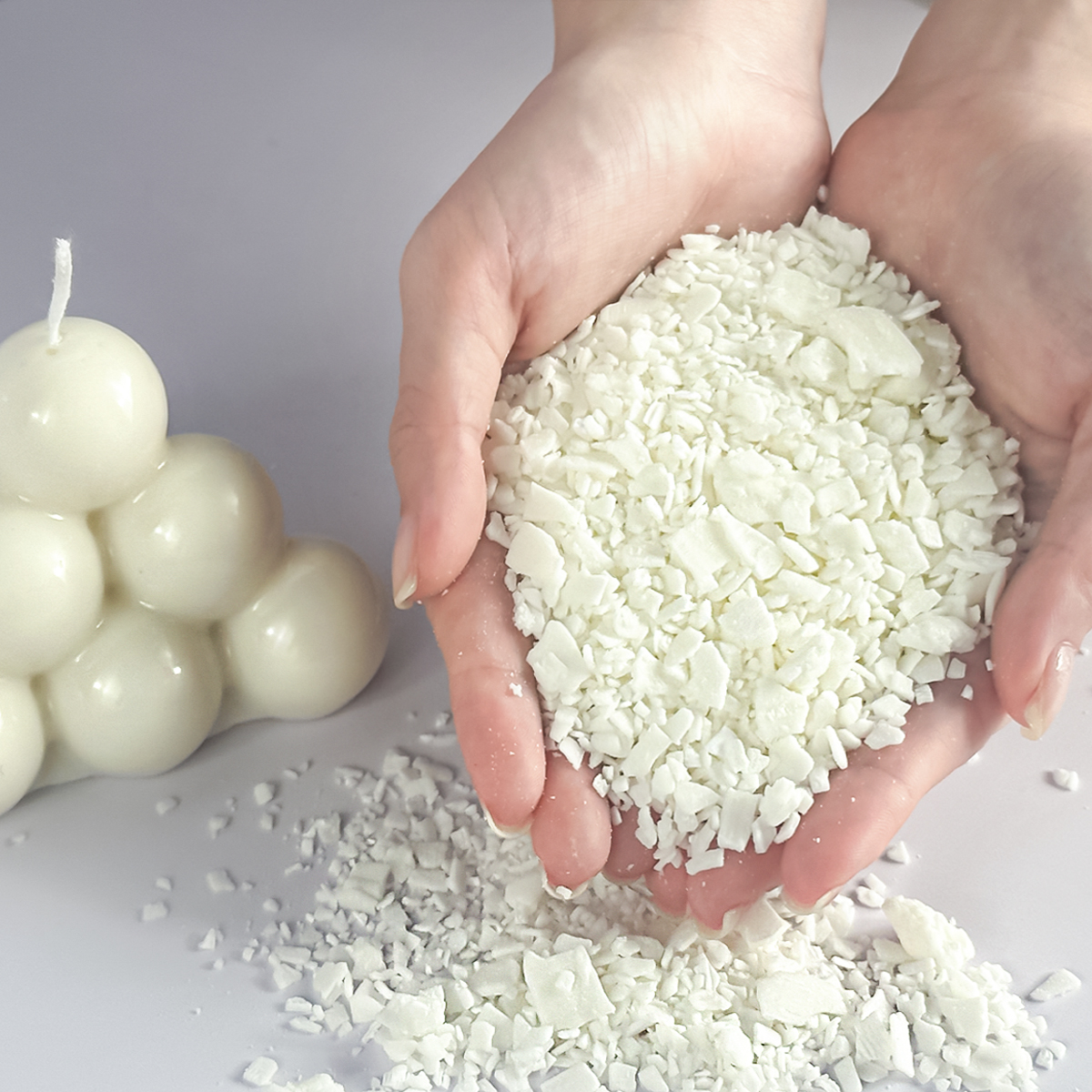 250g/500g Natural Soy Wax Gran - Candle Supplies Bulk บทวิจารณ์และราคา