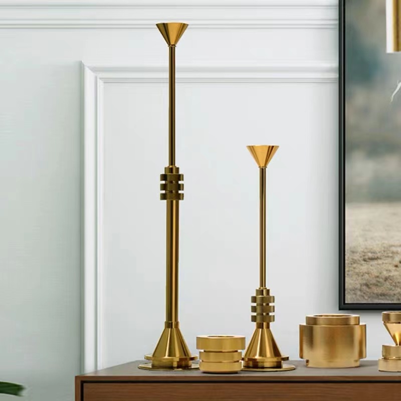 Luxury Gold Metal Candlestick  - Candle Supplies Luxury บทวิจารณ์และราคา