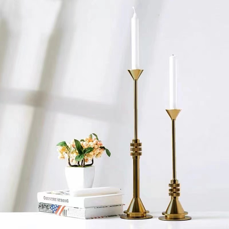 Luxury Gold Metal Candlestick  - Candle Supplies Luxury บทวิจารณ์และราคา