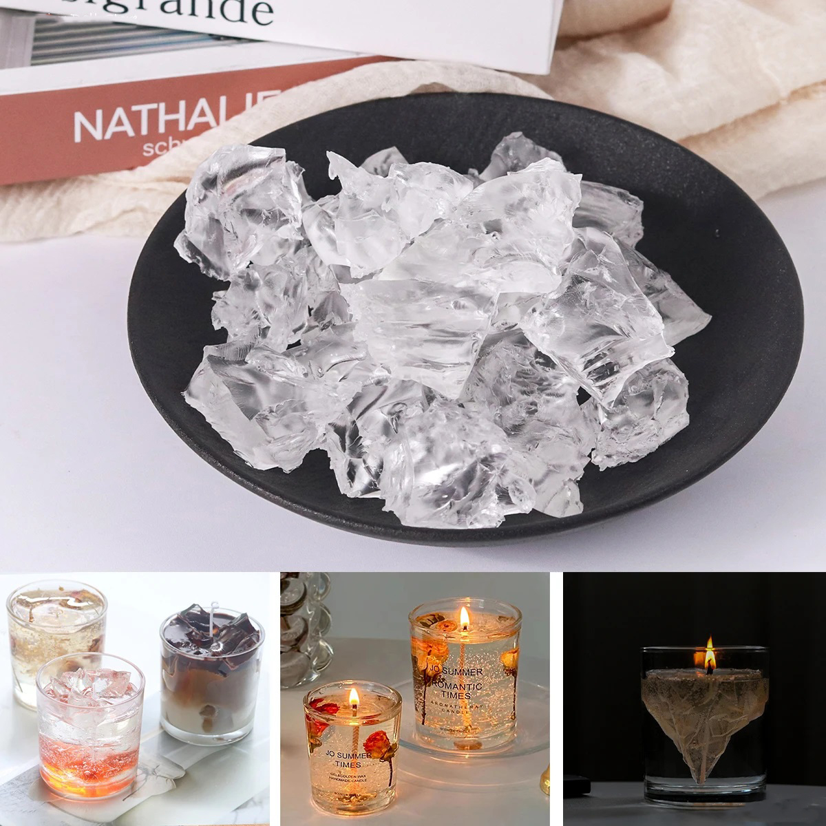 100G 7Colors Jelly Wax DIY Han - Candle Supplies Bulk บทวิจารณ์และราคา