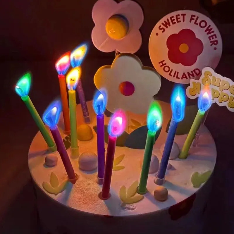 Multicoloured Colourful Flame  - Candle Supplies Bulk บทวิจารณ์และราคา