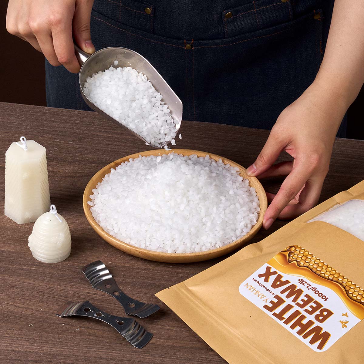 1000g Pure Natural Granular Wh - Candle Supplies Bulk บทวิจารณ์และราคา