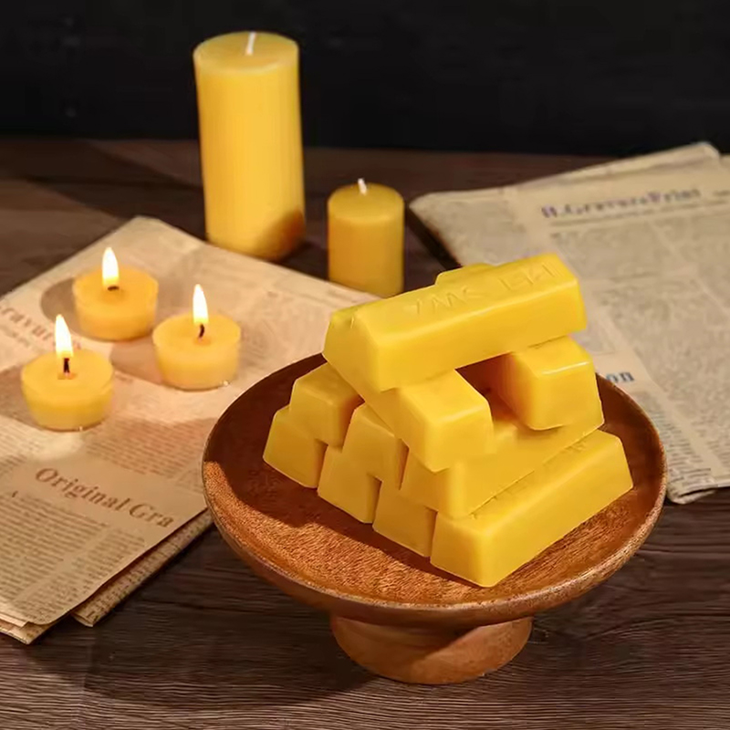 4/8pcs Pure Beeswax Blocks, Hi - Candle Supplies Bulk บทวิจารณ์และราคา