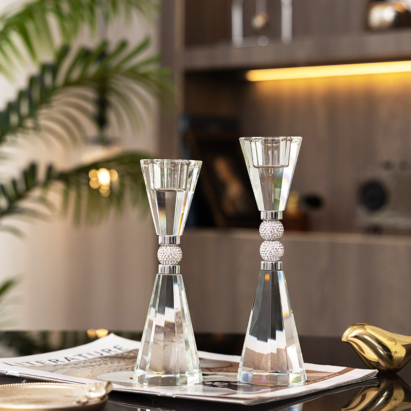 Crystal glass candle holder su - Candle Supplies Luxury บทวิจารณ์และราคา