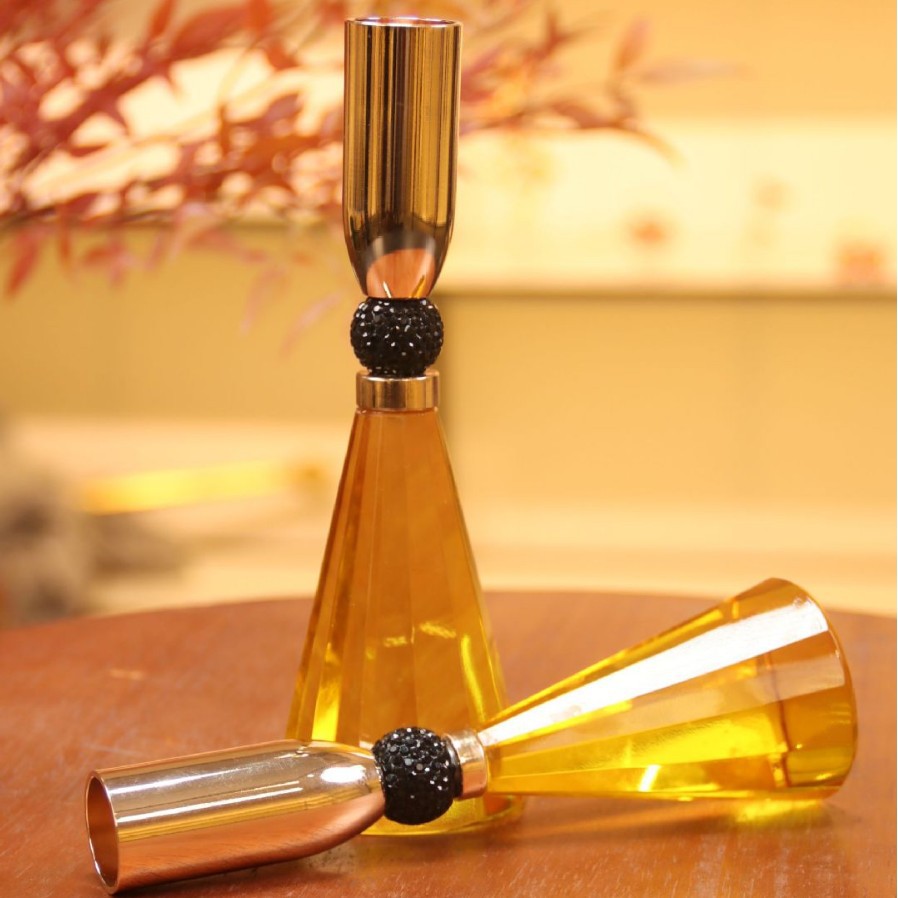 Crystal glass candle holder su - Candle Supplies Luxury บทวิจารณ์และราคา
