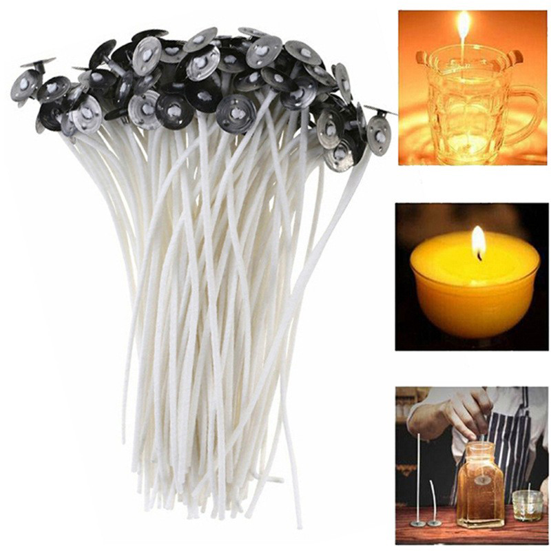 100PCs Candle Wick Candle Wick - Candle Supplies Bulk บทวิจารณ์และราคา